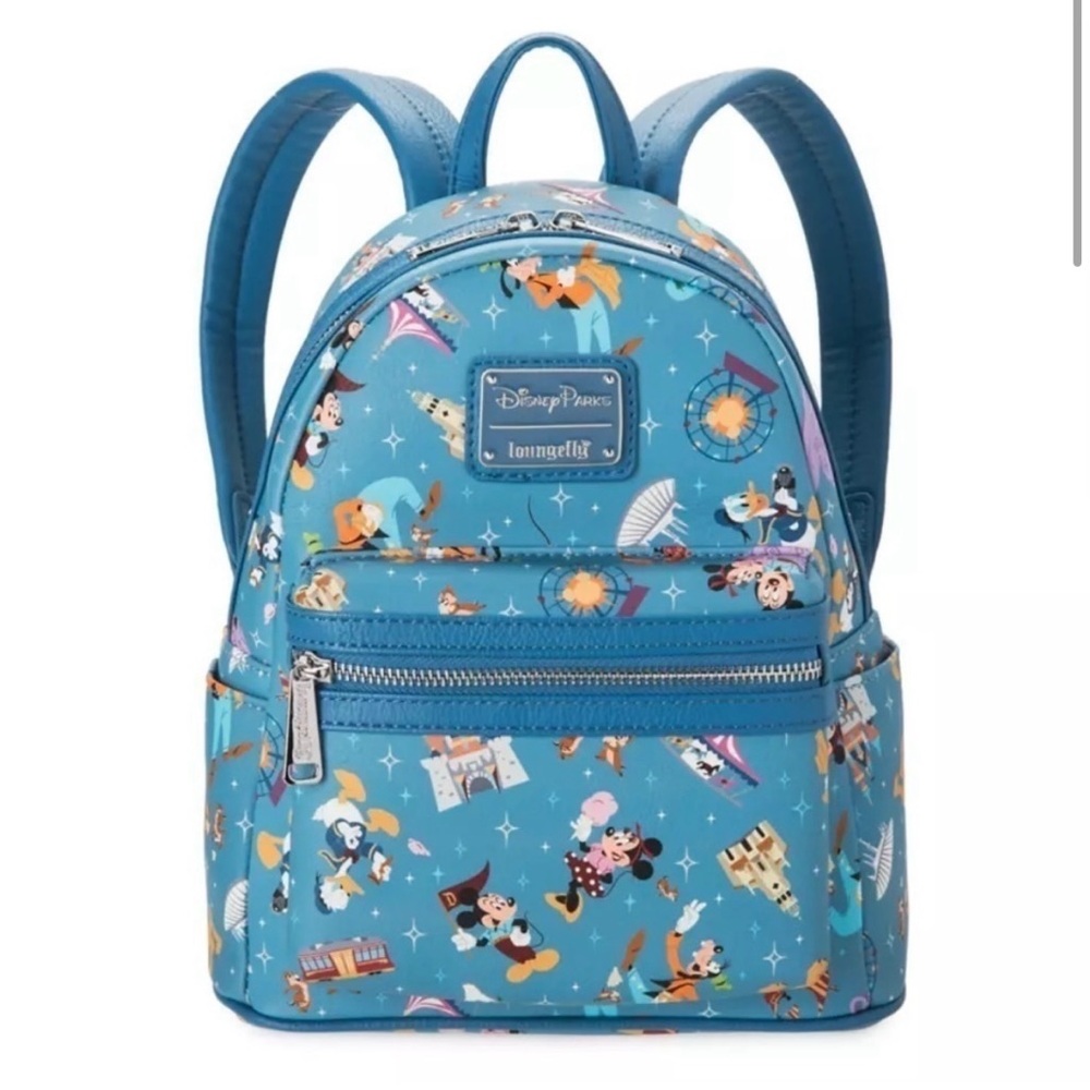 Loungefly Disney Parks Teal Kids Backpack